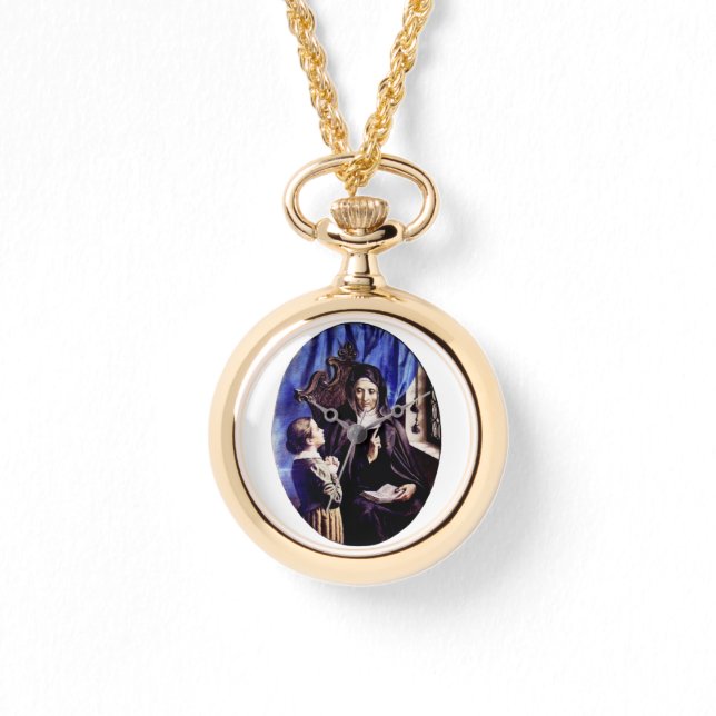 サンアンジェラメリチヴァージンとファンドレス 腕時計 (正面)