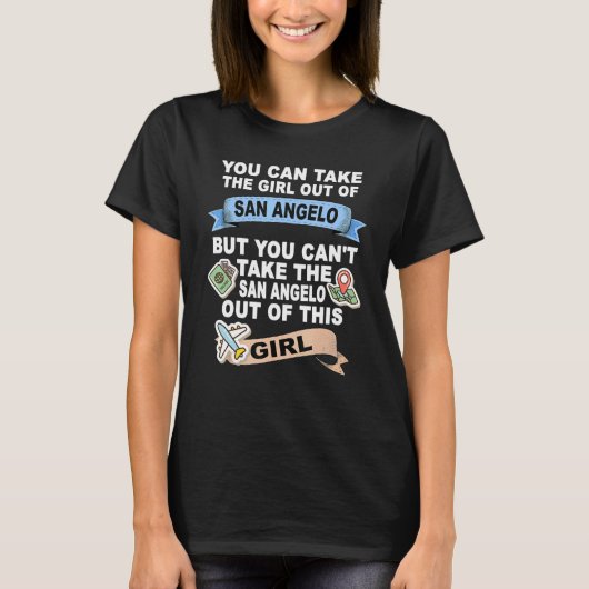 サンアンジェロシティの女の子 Tシャツ (正面)
