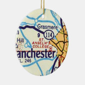 サンアンセルムカレッジマップオーナメント セラミックオーナメント (右)