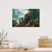 サンアンソニー – ピエテルブルーゲルファインアートポスター ポスター (キッチン)