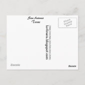 サンアントニオからの挨拶 ポストカード (裏面)