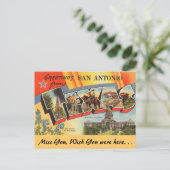 サンアントニオからの挨拶 ポストカード (スタンド正面)