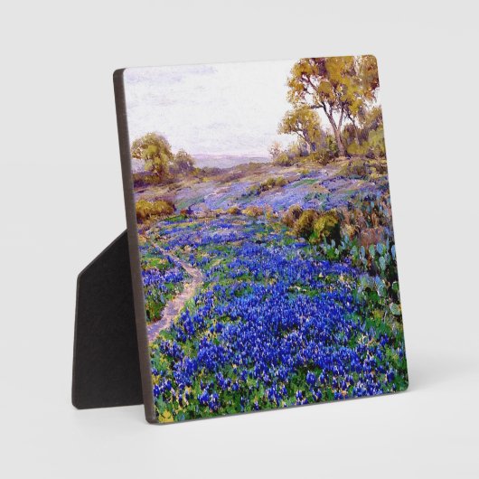 サンアントニオの北トワイライトのブルーボンネット フォトプラーク (正面)