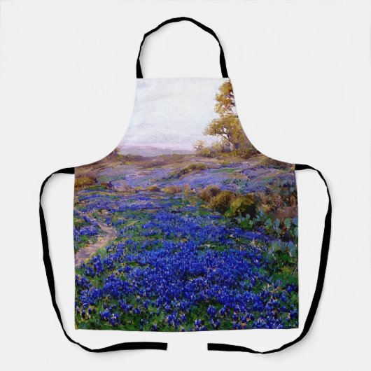 サンアントニオの北、トワイライトのブルーボンネット エプロン (正面)