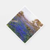 サンアントニオの北、トワイライトのブルーボンネット スタンダードランチョンナプキン (角)