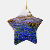 サンアントニオの北、トワイライトのブルーボンネット セラミックオーナメント (右)