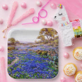 サンアントニオの北、トワイライトのブルーボンネット ペーパープレート (パーティー)