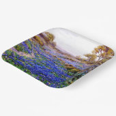 サンアントニオの北、トワイライトのブルーボンネット ペーパープレート (傾斜あり)