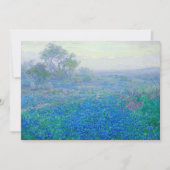 サンアントニオの近くのブルーボンネット，テキサス州by Onderdonk サンキューカード (正面)