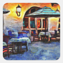 サンアントニオカフェ スクエアシール