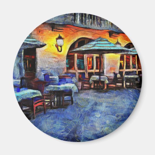 サンアントニオカフェ マグネット (正面)