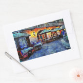 サンアントニオカフェ 長方形シール (封筒)