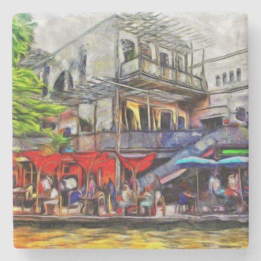 サンアントニオコースター ストーンコースター (正面)