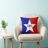 サンアントニオシティ、テキサス州、フラッグアメリカンMoJo枕 クッション (椅子)