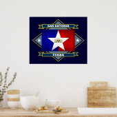 サンアントニオダイヤモンド ポスター (キッチン)