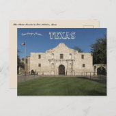 サンアントニオテキサス州のアラモの任務 ポストカード (正面/裏面)