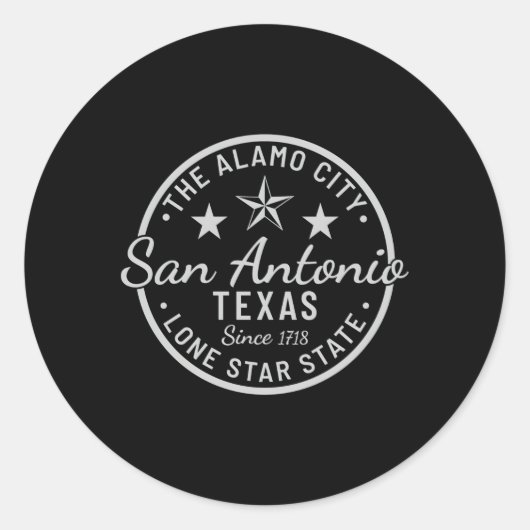 サンアントニオテキサス州アラモシティエスト1718 ラウンドシール (正面)