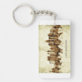 サンアントニオテキサス州シティスケープ キーホルダー (正面)