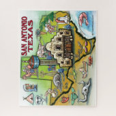 サンアントニオテキサス州ジグソーパズル ジグソーパズル (縦)