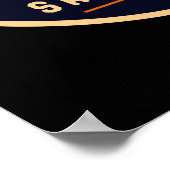 サンアントニオテキサス州スカイライン街並みのお土産 ポスター (角)