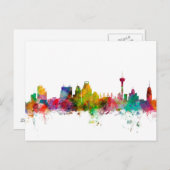 サンアントニオテキサス州スカイライン ポストカード (正面/裏面)