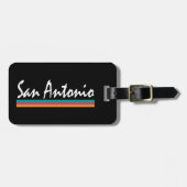 サンアントニオテキサス州フィエスタカラーズ ラゲッジタグ (正面横)