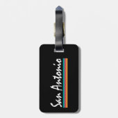 サンアントニオテキサス州フィエスタカラーズ ラゲッジタグ (裏面縦)