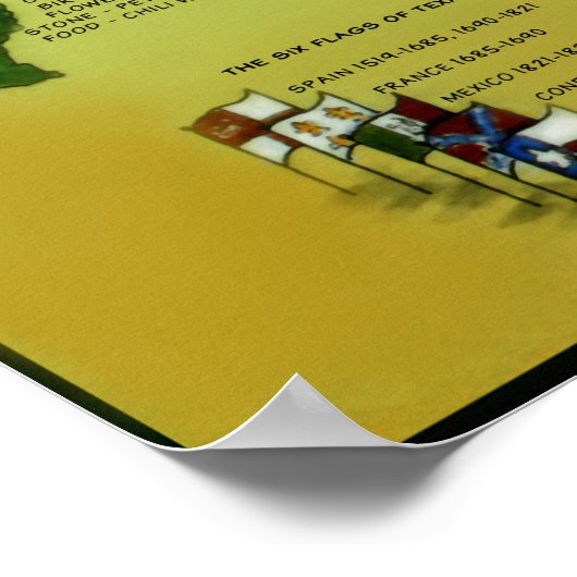 サンアントニオテキサス州ラージポスター ポスター (角)