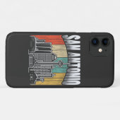 サンアントニオテキサス州ヴィンテージ Case-Mate iPhoneケース (裏面(横))