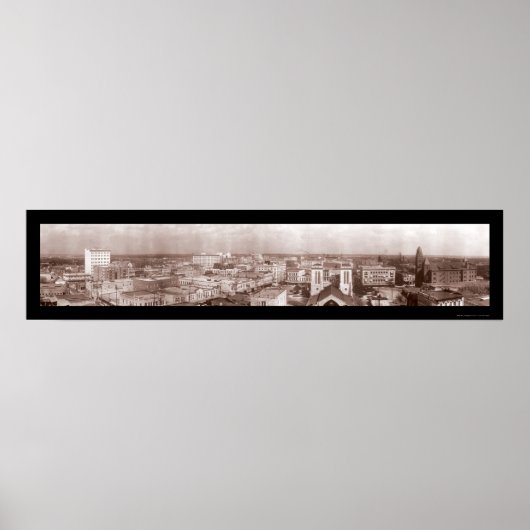 サンアントニオテキサス州撮影1910 ポスター (正面)