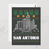 サンアントニオテキサス州醜いクリスマス ポストカード (正面/裏面)