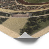 サンアントニオテキサス州 – アラモスタジアムビュー ポスター (角)