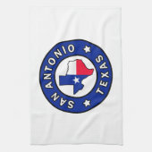 サンアントニオテキサス州 キッチンタオル (縦)