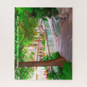 サンアントニオテキサス州。クリスマスの挨拶 ジグソーパズル (縦)