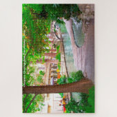 サンアントニオテキサス州。クリスマスの挨拶 ジグソーパズル (縦)