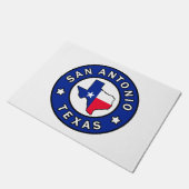 サンアントニオテキサス州 ドアマット (アングル)