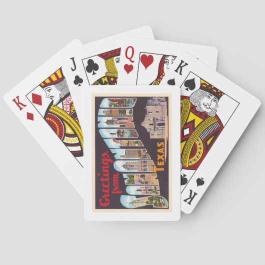 サンアントニオテキサス州TXヴィンテージラージレター トランプ (裏面)