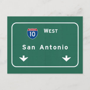 サンアントニオテキサス州tx州間高速道路Freeway : ポストカード
