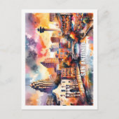 サンアントニオテキサス州USA有名な場所の水色 ポストカード (正面)