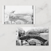 サンアントニオデスティネーションウェディング座席表 プレイスカード (正面/裏面)