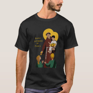 サンアントニオブパドアカトリックヴィンテージサン乳児 Tシャツ