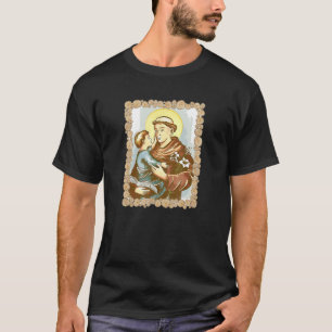 サンアントニオブパドアカトリックヴィンテージサン乳児 Tシャツ
