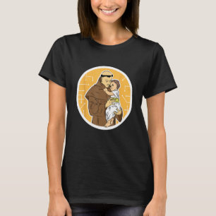 サンアントニオブパドアカトリックヴィンテージサン乳児 Tシャツ