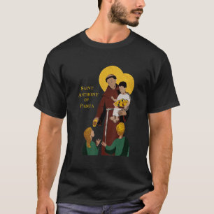 サンアントニオブパドアカトリックヴィンテージサン乳児 Tシャツ