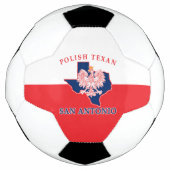 サンアントニオポーランドテキサン サッカーボール (正面)