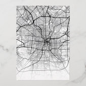 サンアントニオラブロケーター |シティテーマ結婚の 箔招待状 (裏面)