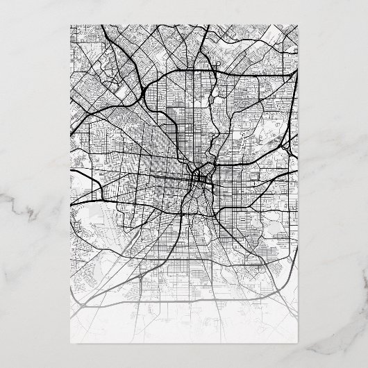 サンアントニオラブロケーター |シティテーマ結婚の 箔招待状 (裏面)