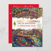 サンアントニオリバウォーク ホリデーカード (正面/裏面)