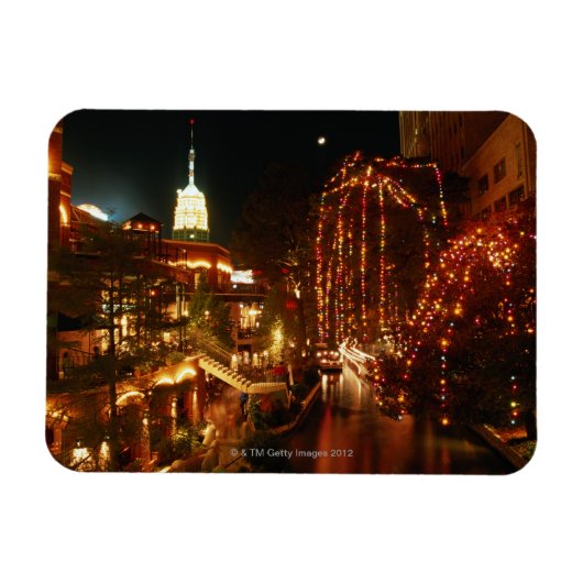 サンアントニオリバーウォークアットナイト マグネット (横)