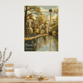 サンアントニオリバーウォークトラベル ポスター (キッチン)